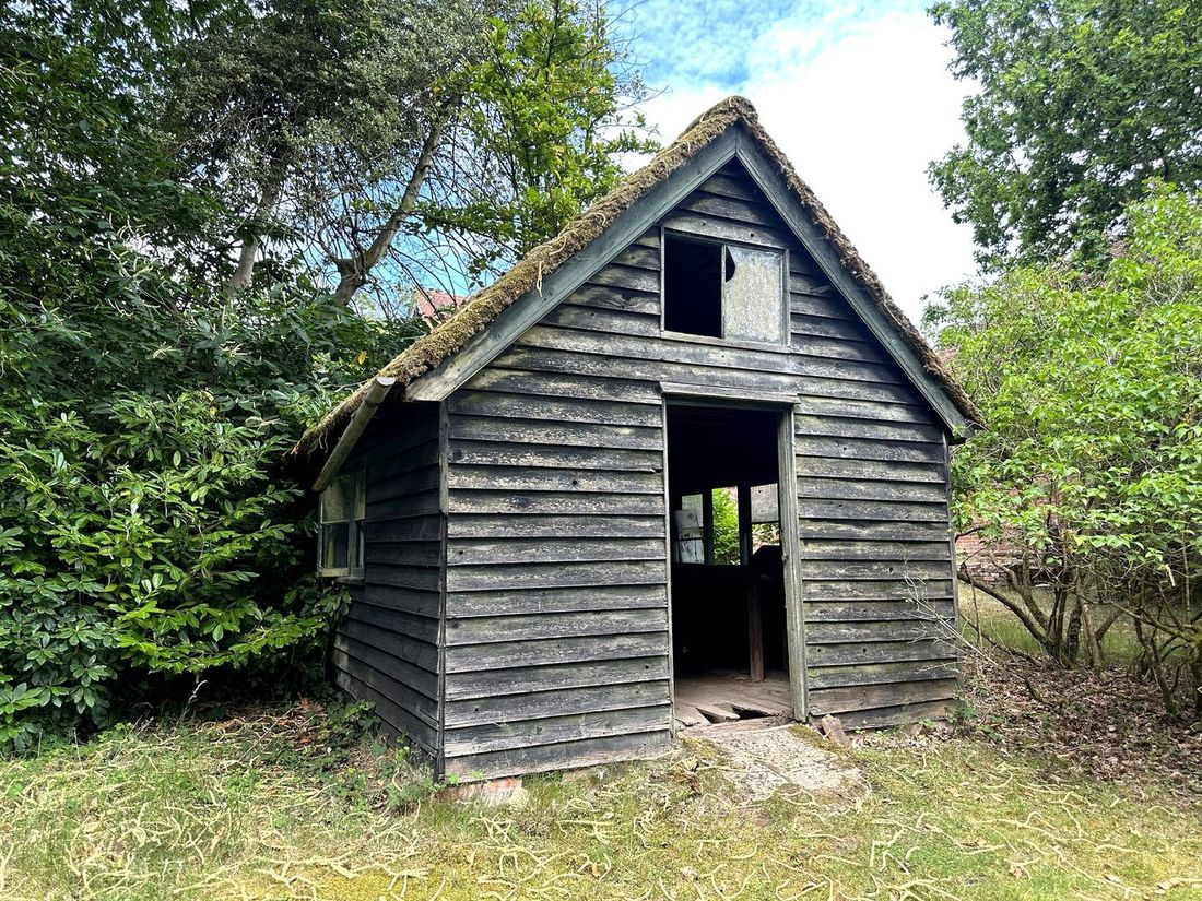 Rustic timber outbuilding