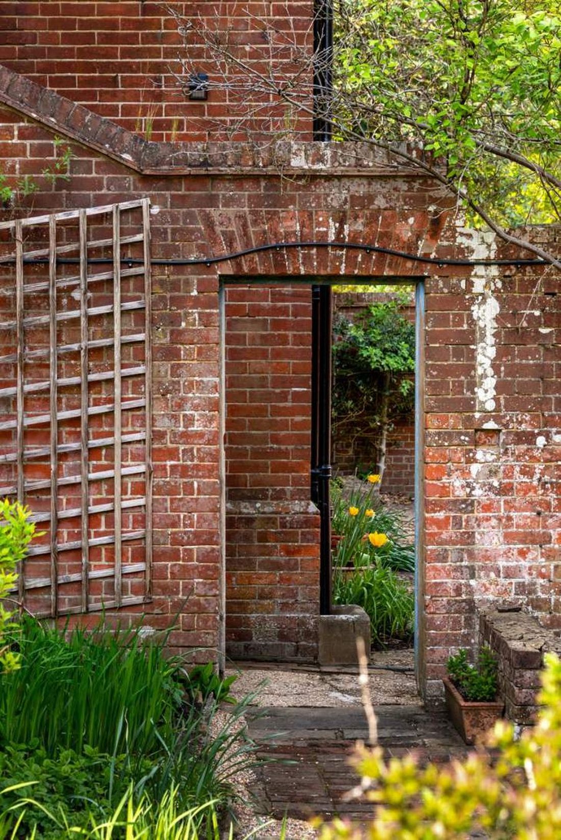 Walled garden doorway