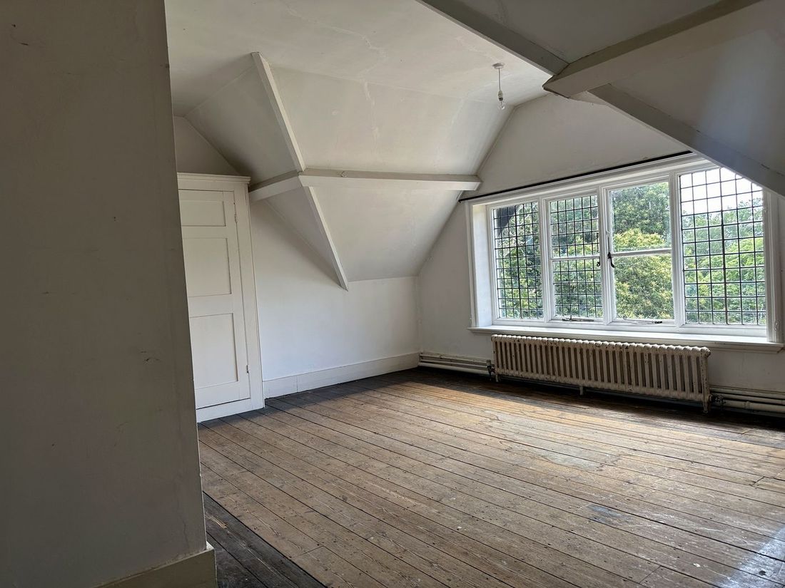 Empty period bedroom
