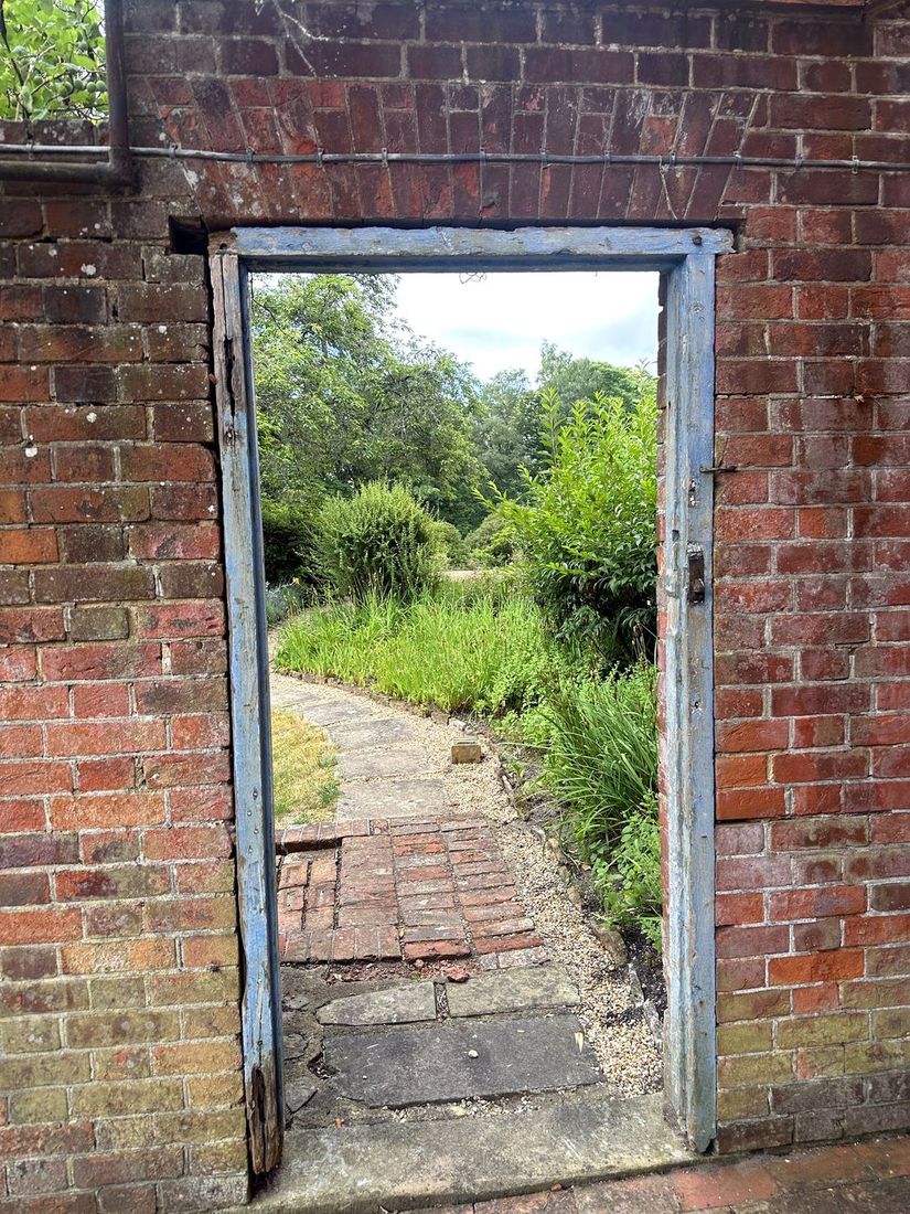 Walled garden doorway